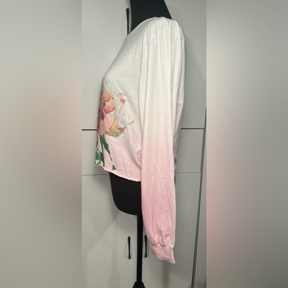 Taylor Swift floral long sleeve crop shirt  . Size S Small - Picture 3 of 6